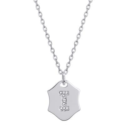Stella + Ruby Nom De Plume Initial Pendant Necklace