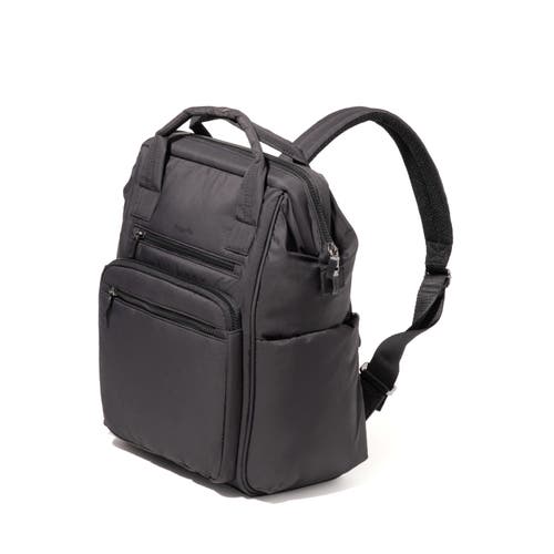 Baggallini Chelsea Laptop Backpack In Black Puff