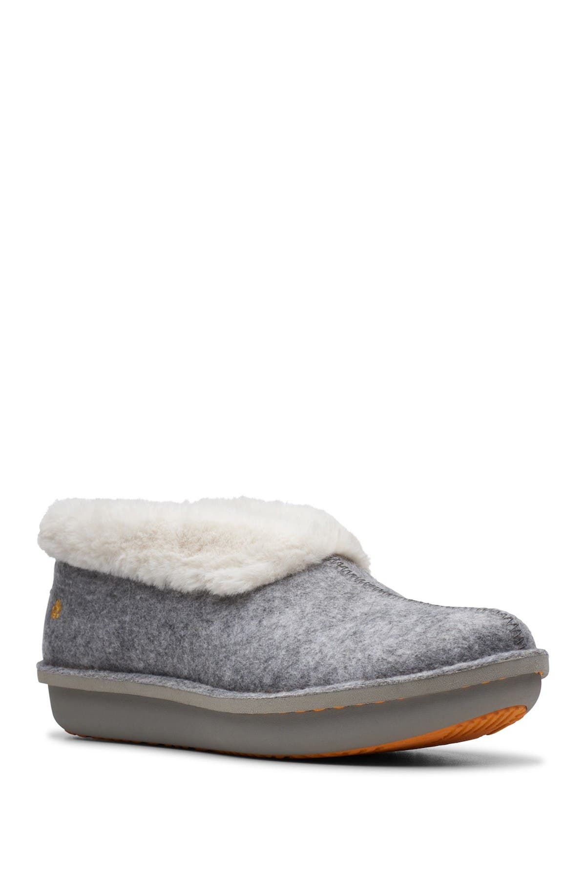 clarks fur lined slippers