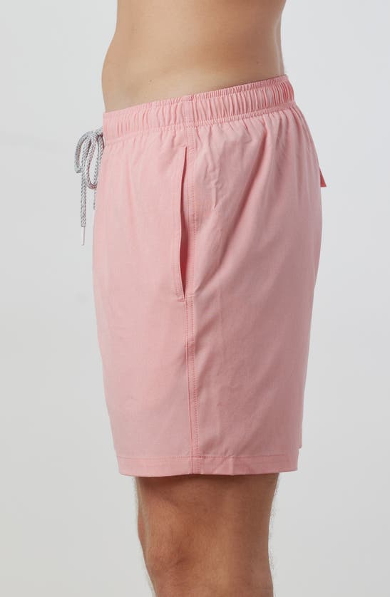 Rainforest Not Your Average Solid Swim Trunks In Flamingo Pink