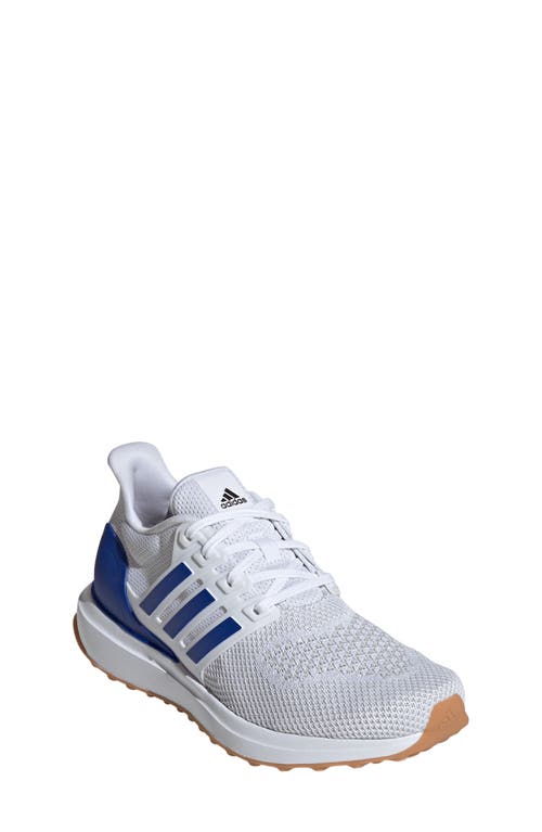 adidas Kids' Ubounce DNA Running Sneaker White/Lucid Blue/Black at Nordstrom, M