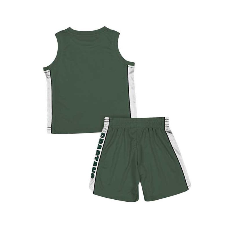 Shop Colosseum Toddler  Green Michigan State Spartans Vecna Tank Top & Shorts Set