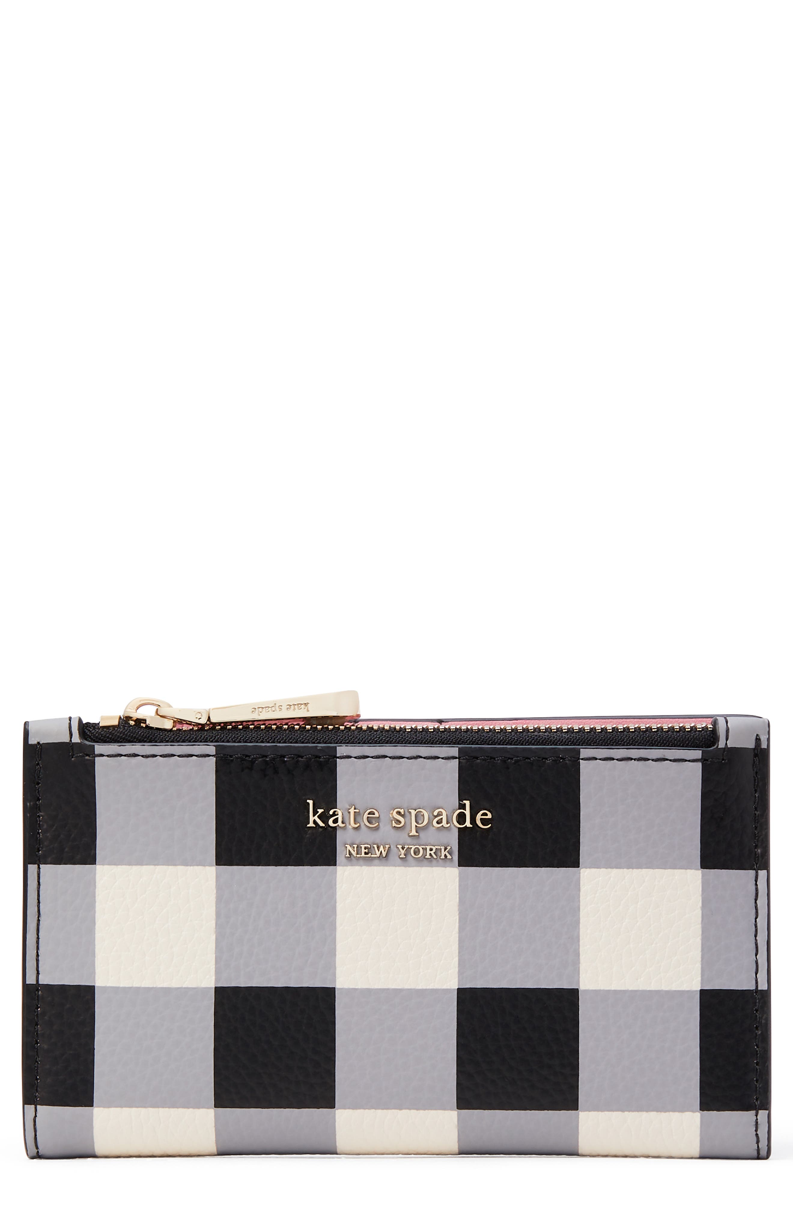 black kate spade purse with gold chain