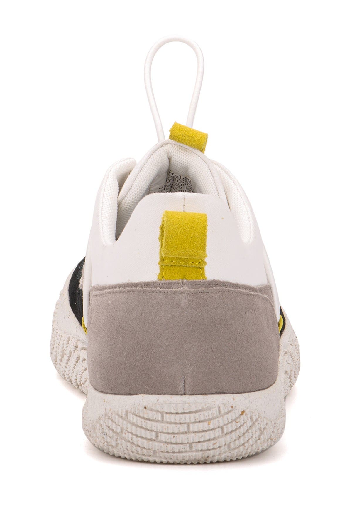 hybrid green label artful suede sneaker