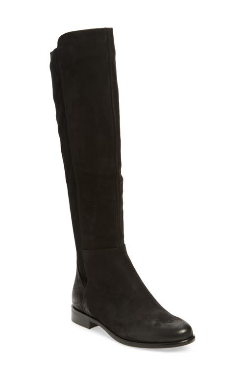 Shop Cordani Bethany Knee High Boot In Black Nubuck