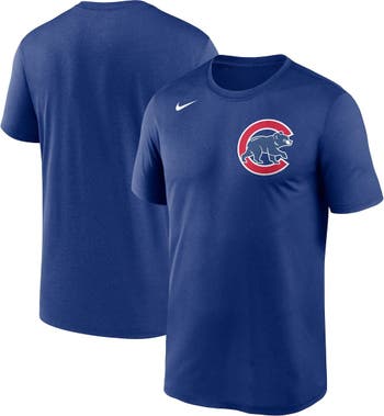 Nike Men's Royal Chicago Cubs New Legend Wordmark T-shirt