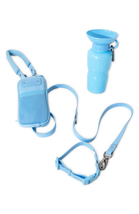 Dog Walk Bag & 22 oz. Water Bottle Set