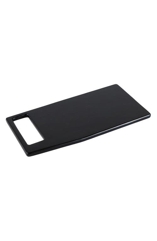 Creative Brands Top Handle Serving Board In Black