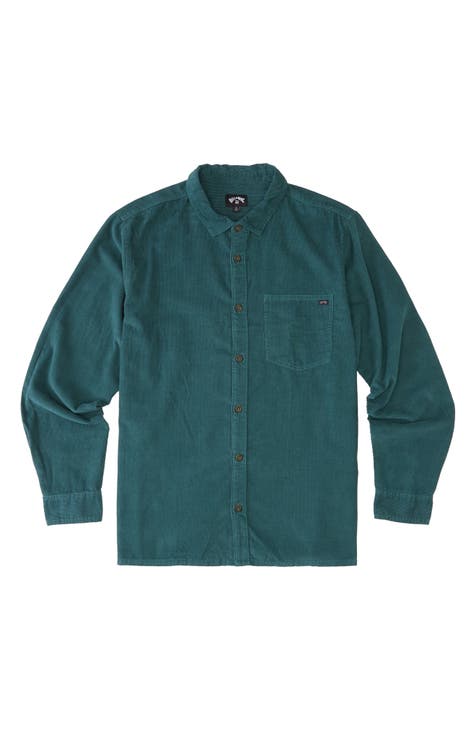 Bowie Cotton Corduroy Button-Up Shirt