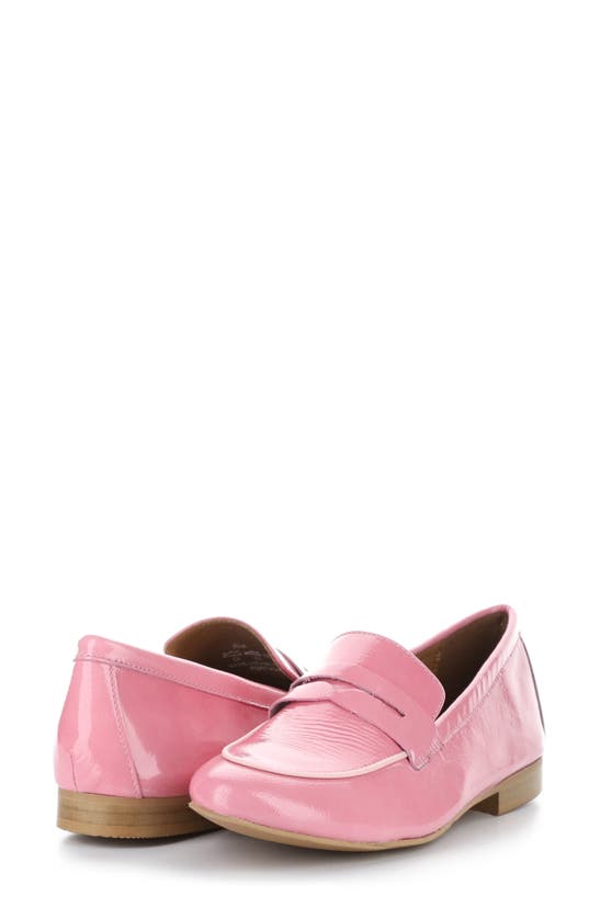 Shop Bos. & Co. Jena Penny Loafer In Pink Duma Patent