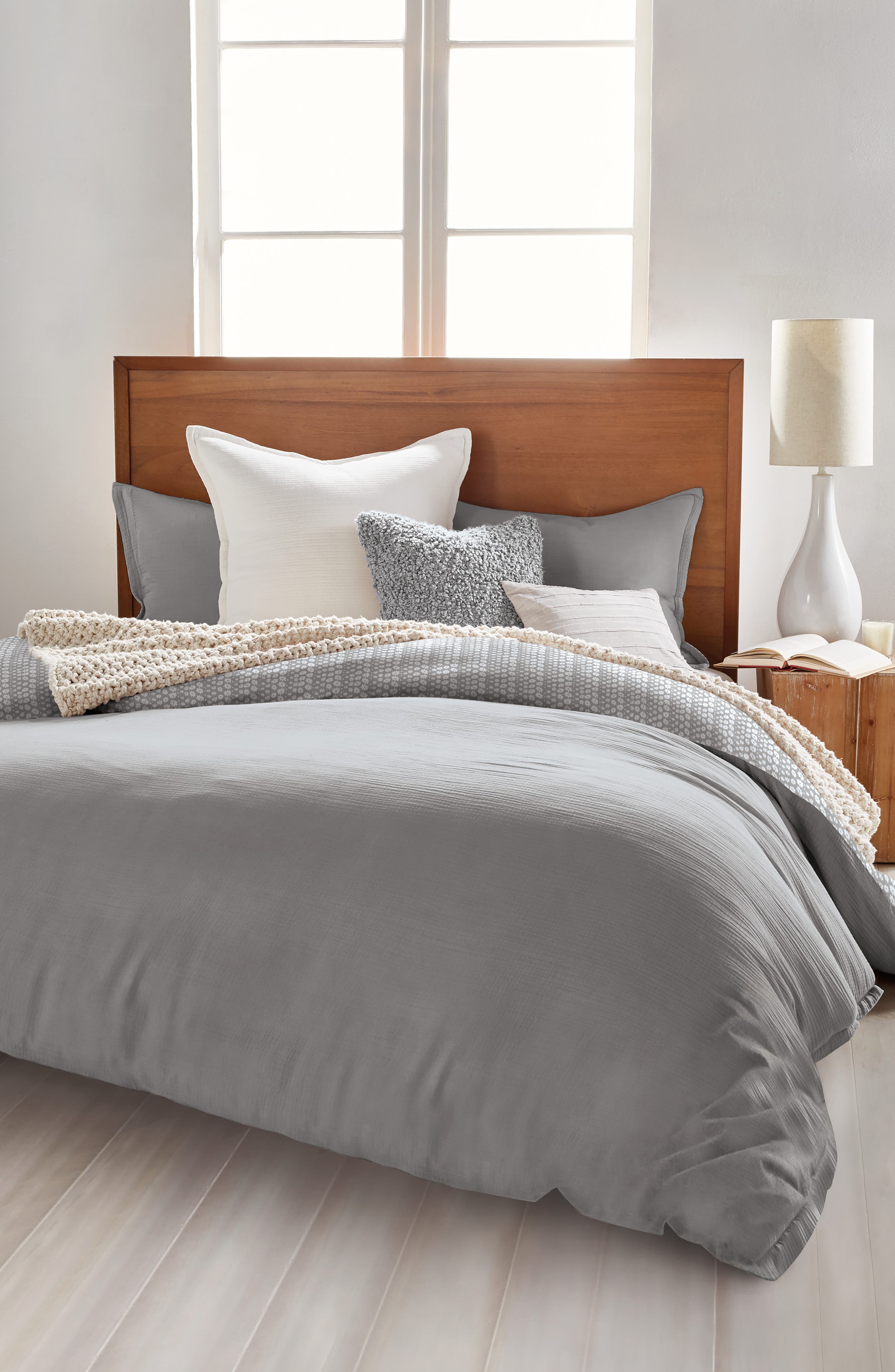 Dkny Reversible Voile Duvet Cover Nordstrom