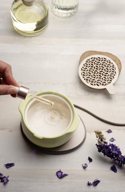 Ohom Jun Self-heating Diffuser Set In Verde Green