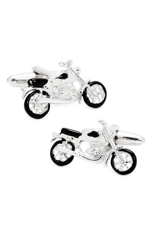 Cufflinks, Inc. Motorcycle Cuff Links in Black 