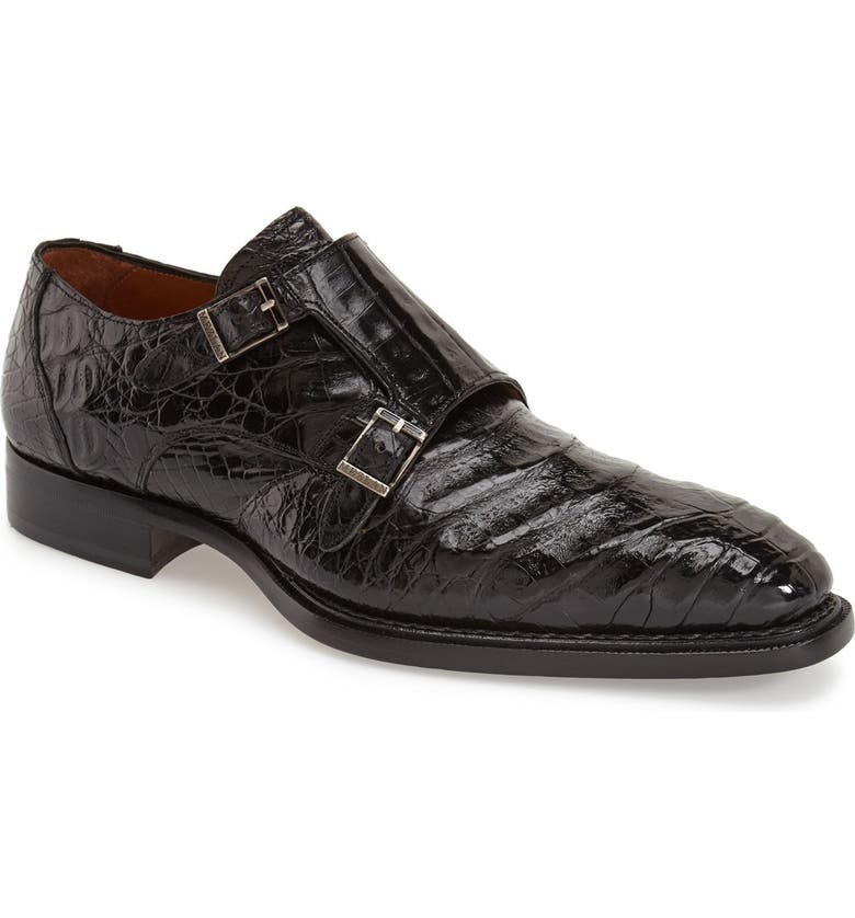 Mezlan 'Prague' Genuine Crocodile Double Monk Strap Shoe (Men) | Nordstrom