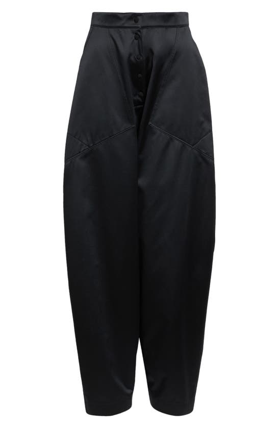 Shop Stella Mccartney Tapered Wool Pants In 1000 - Black