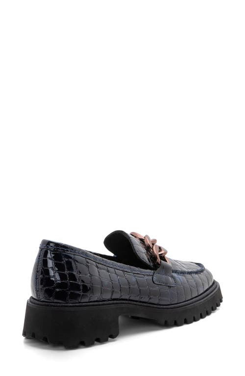 Shop Ara Kiana Bit Loafer In Midnight Blue