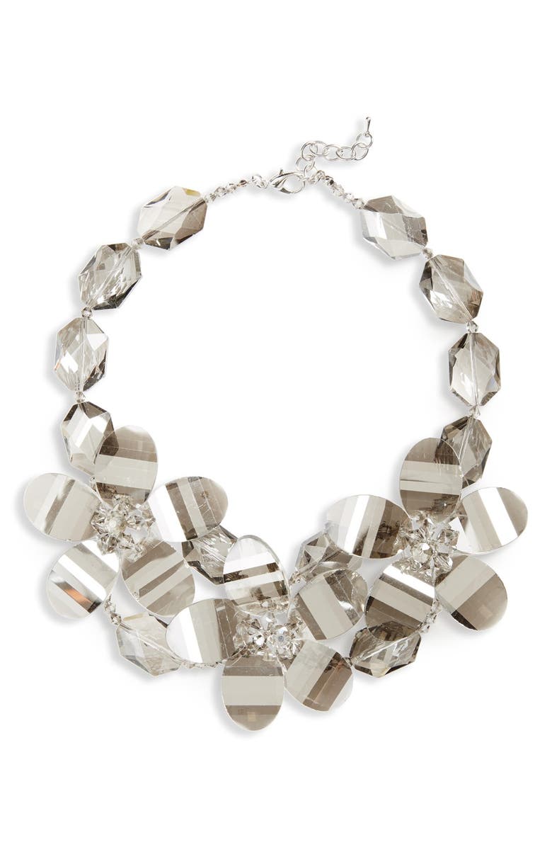 Natasha Couture Crystal Flower Necklace | Nordstrom