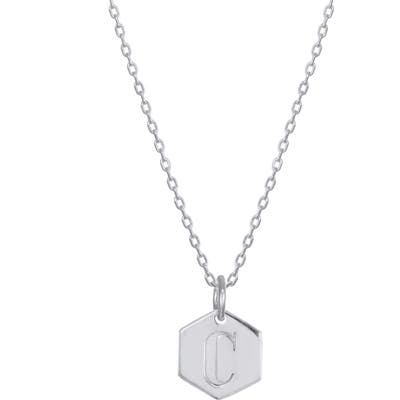 Stella + Ruby Monogram Initial Pendant Necklace