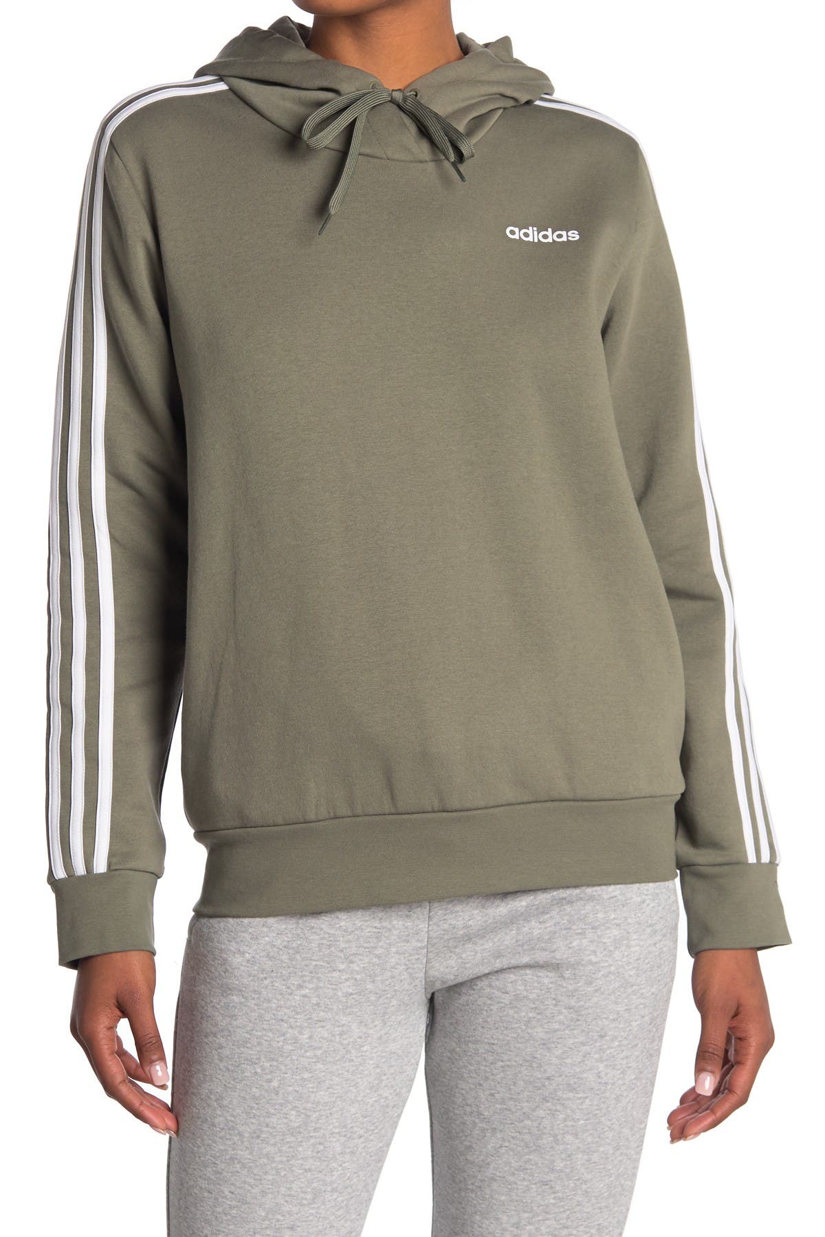 adidas 3 stripe pullover