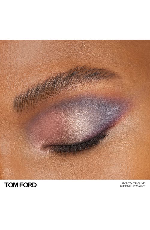 Shop Tom Ford Eye Color Quad Eyeshadow Palette In Metallic Mauve