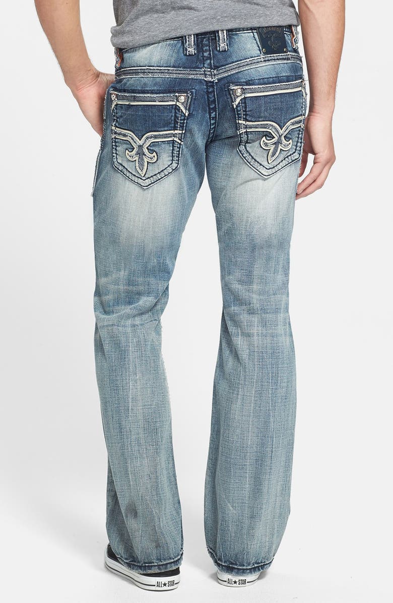 Rock Revival 'Graham' Bootcut Jeans (Light Blue) | Nordstrom