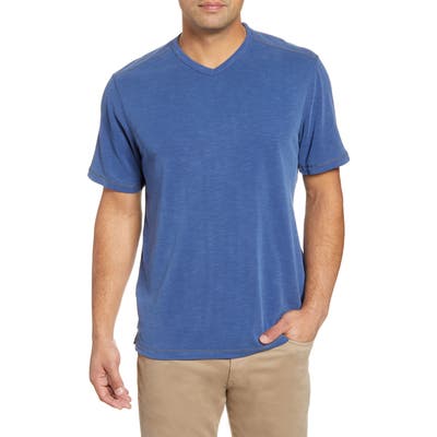 Tommy Bahama Tropicool Paradise V-Neck T-Shirt, Blue