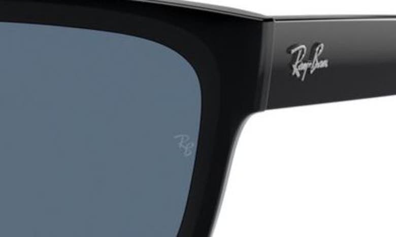 Shop Ray Ban Ray-ban Warren 57mm Rectangular Sunglasses In Black Blue