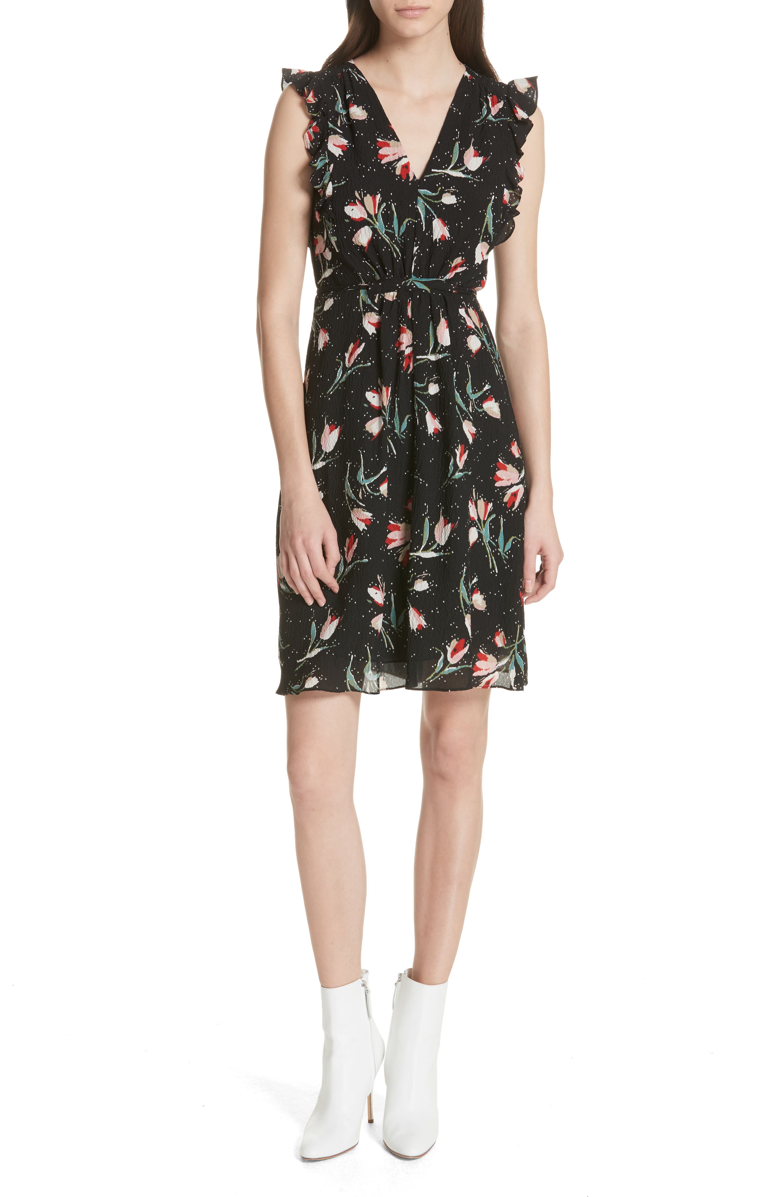 rebecca taylor ikat wrap dress