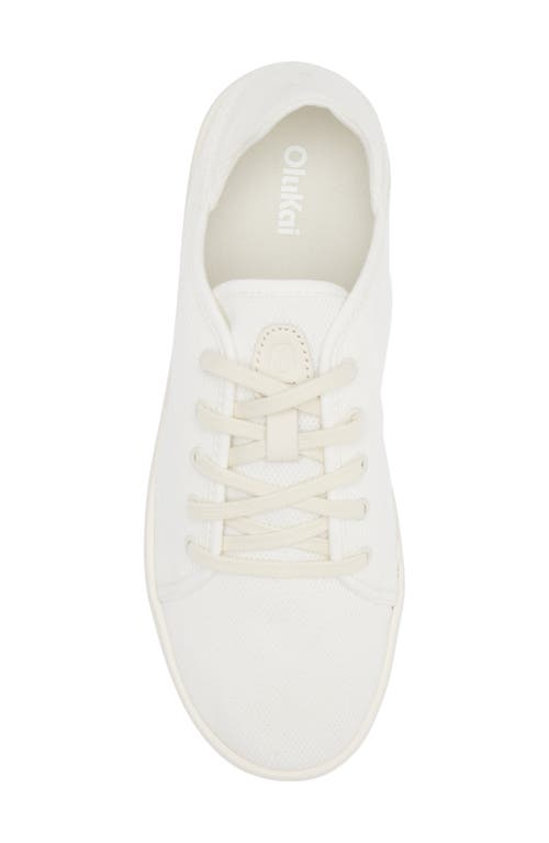 Olukai Pehuea Li 'ili Convertible Sneaker In Bright White/white Sand