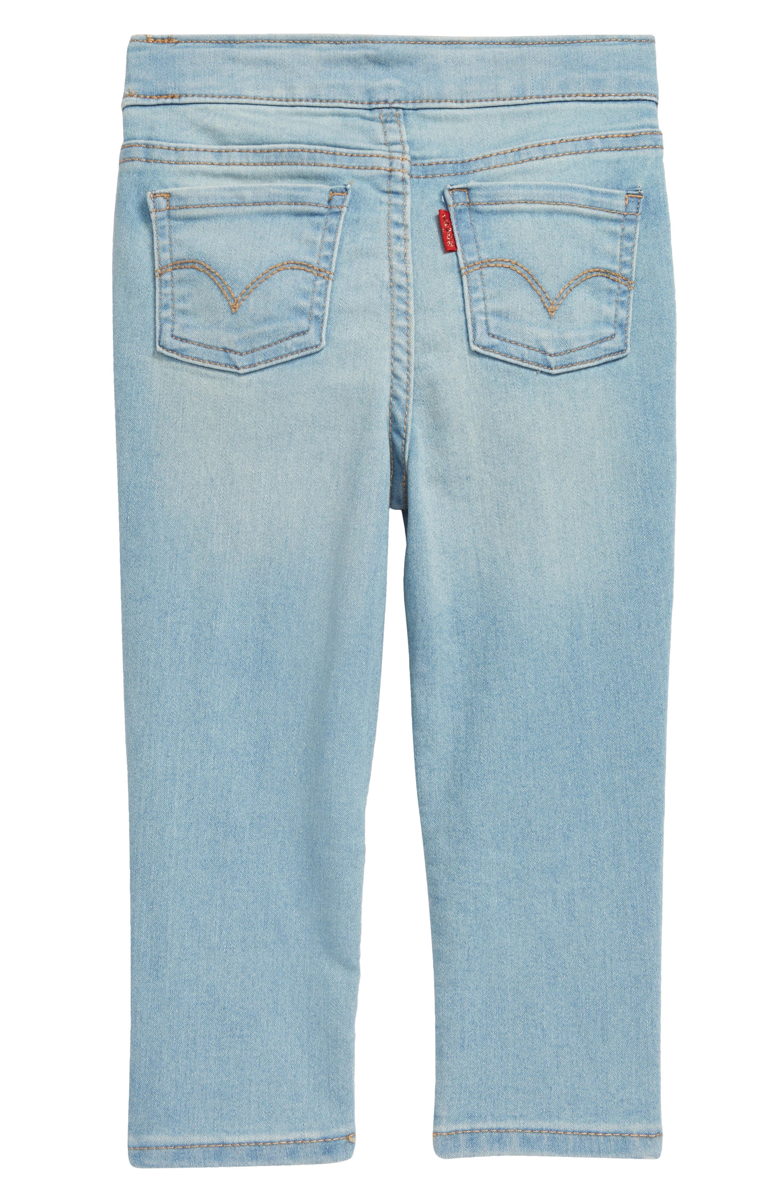 levi high waisted pull on jeans