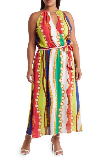 Shop By Design Beach House Ii Sleeveless Dress In Beach House New Wave