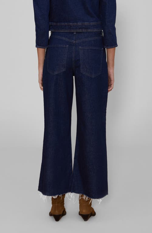 Shop Le Jean Juliette High Waist Ankle Wide Leg Jeans In Canyon