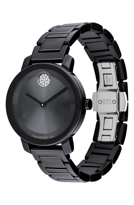 Movado Bold Evolution 2.0 Bracelet Watch, 34mm In Black