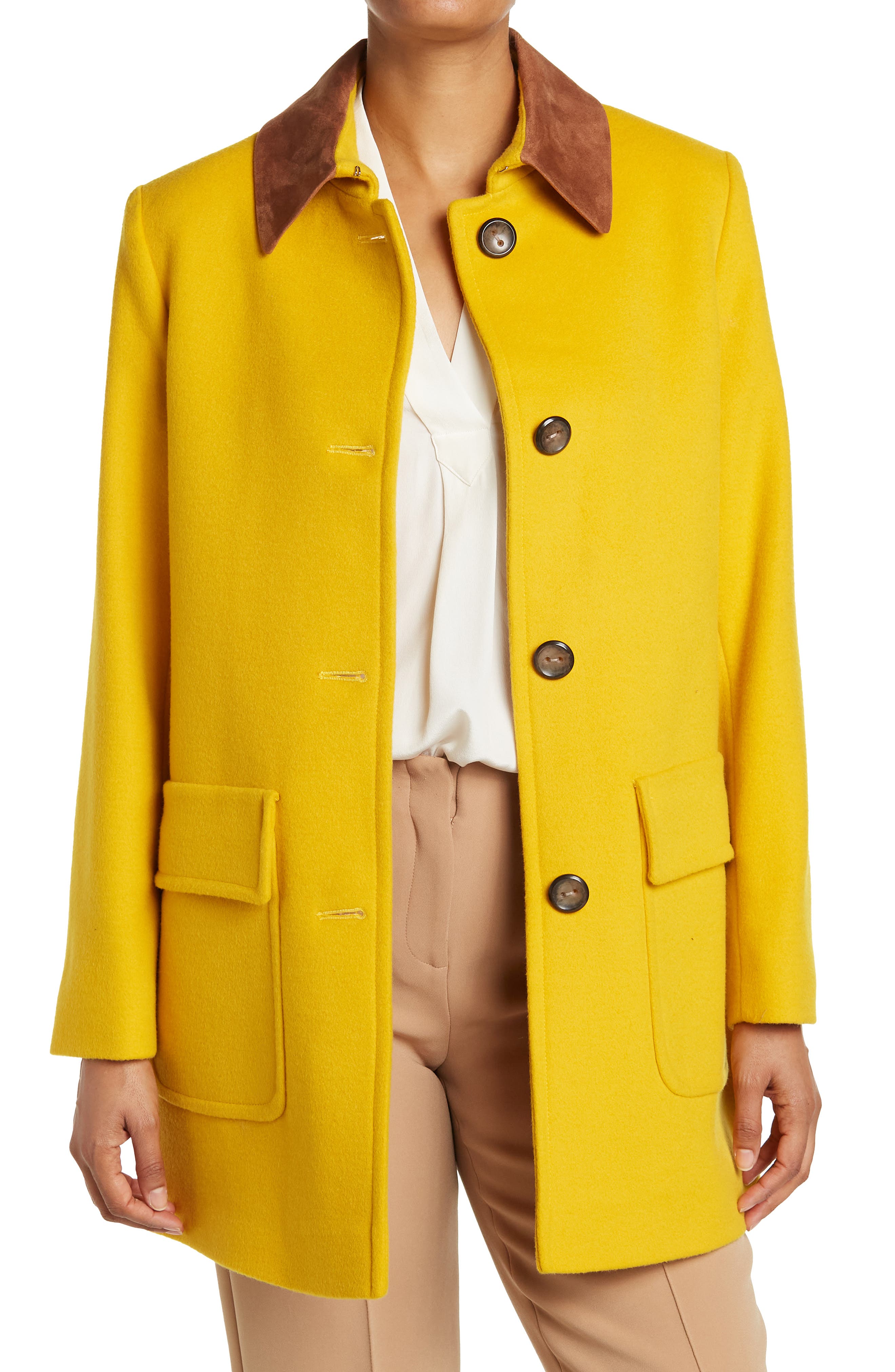 fleurette wool coat