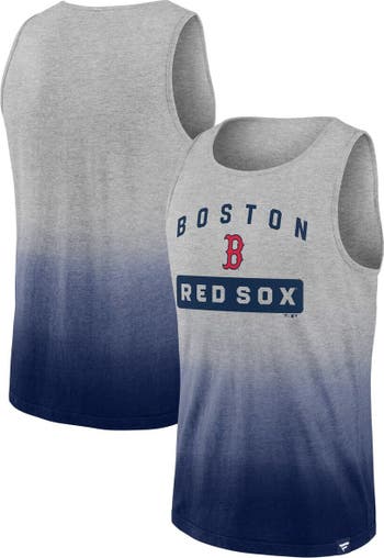 Boston Red Sox Fanatics Branded Primary Tank Top - Heather Gray
