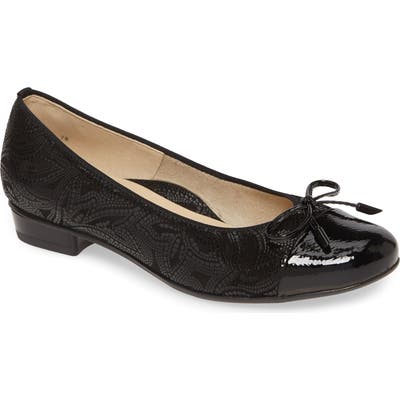 Ara Belinda Ballet Flat, Black