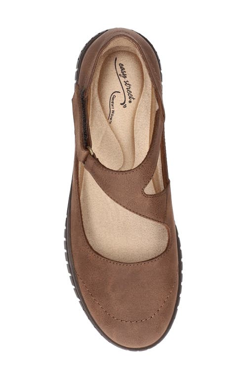 Shop Easy Street Joyful Mary Jane Flat In Tan