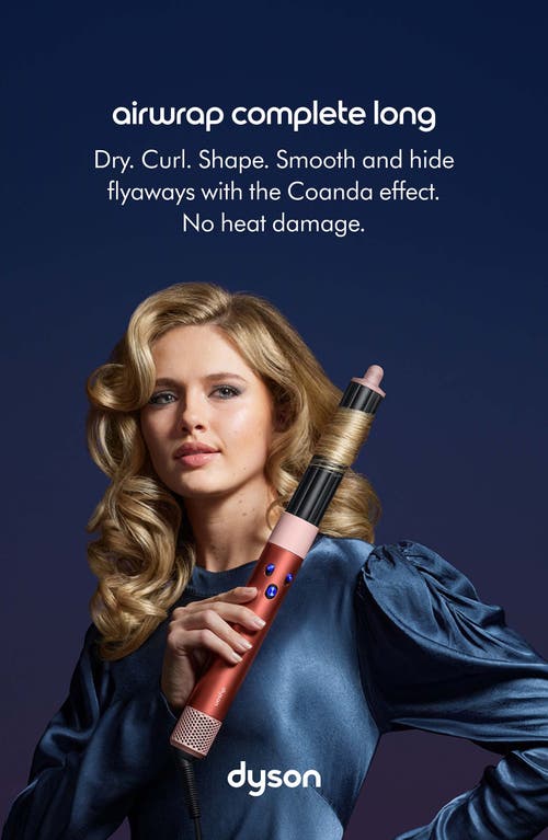 Dyson Special Edition Airwrap Multi-styler Complete Long In Strawberry Bronze In Strawberry Bronze & Blush Pink