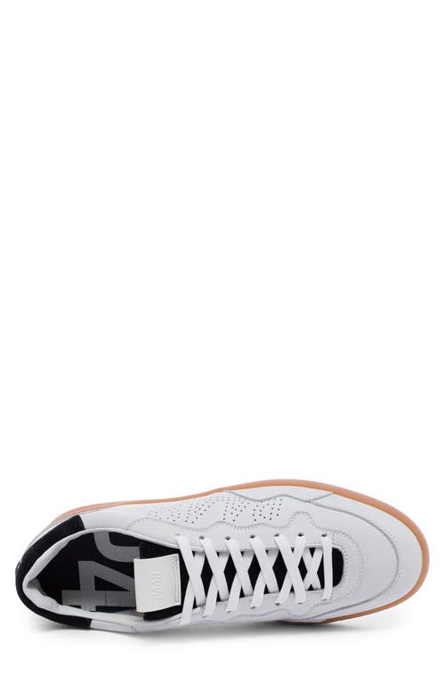 P448 Yam Low Top Sneaker In White-nero