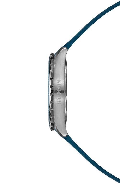 Balmain Watches Ophrys Rubber Strap Watch, 42.5mm In Stainless Steel