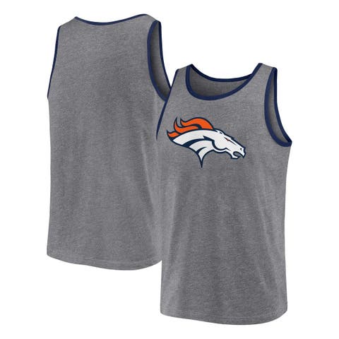 Men's Oatmeal/Heathered Charcoal Denver Broncos Big & Tall Raglan