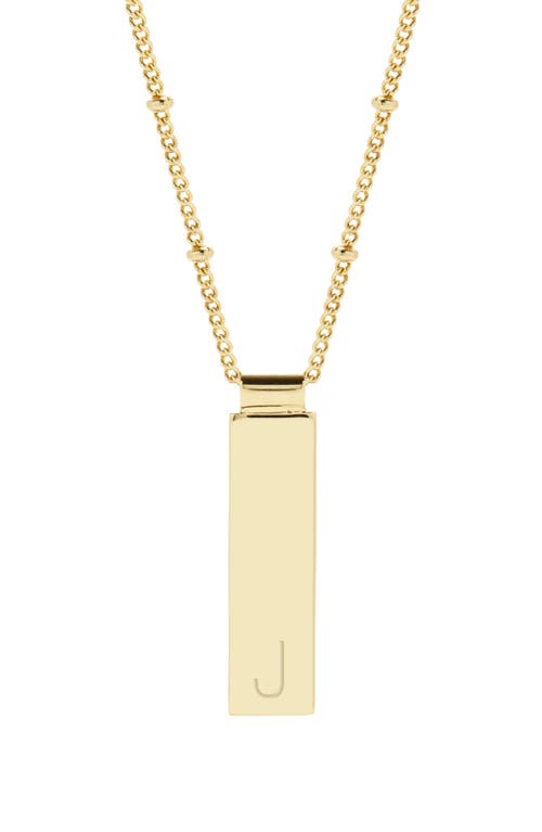 Maisie Initial Pendant Necklace in Gold J
