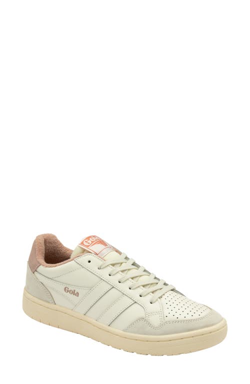 Gola Eagle Trainer In Off White/peony