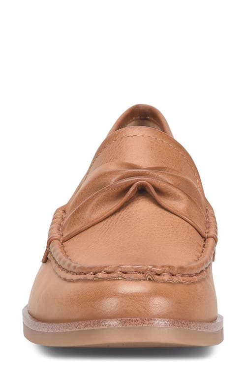B O C By Børn Bowie Ruched Strap Flat In Tan
