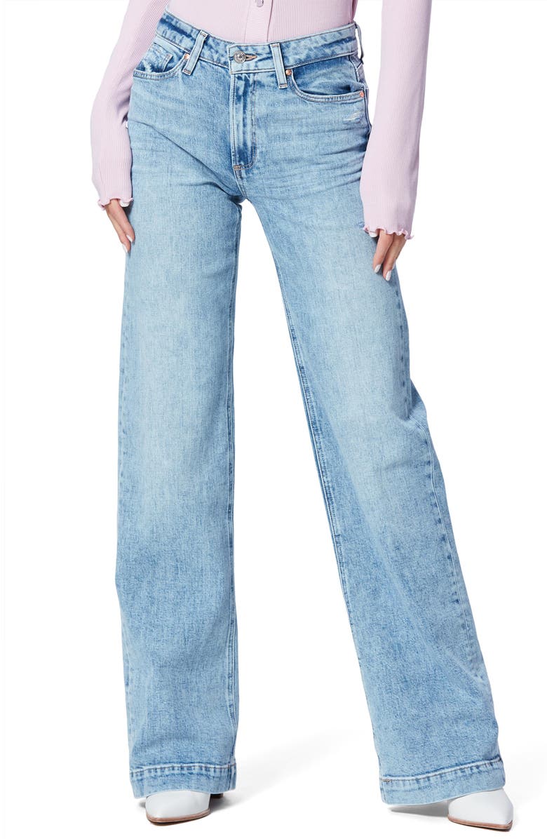 PAIGE Vintage Leenah High Waist Wide Leg Jeans (Liza) | Nordstrom