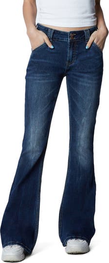 HINT OF BLU Fun Slim Fit Flare Jeans | Nordstrom