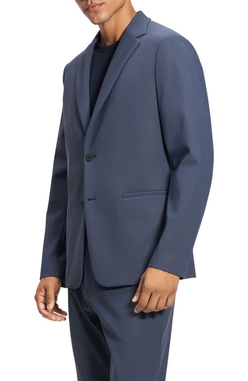 Theory Clinton Precision Ponte Blazer Finch In Finch