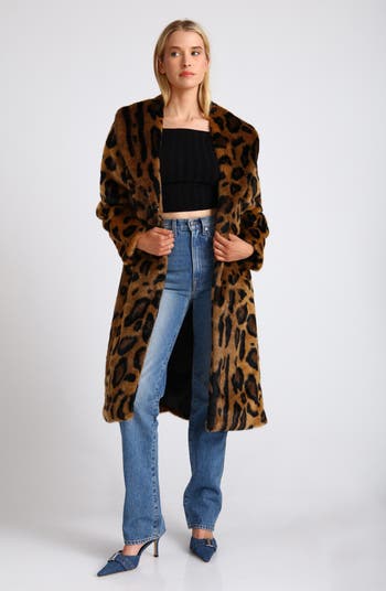 Nordstrom rack hot sale leopard coat