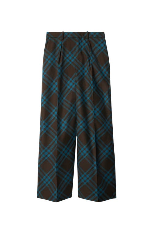 Shop Burberry Wool Tailored Trousers In Snug