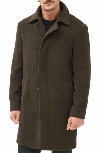 Hugo boss men's regular sales fit coxtan6 wool-cashmere coat